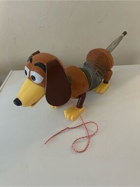 Just Play Disney Pixar's Toy Story Slinky Dog Pull Toy Retro Very Good Condition